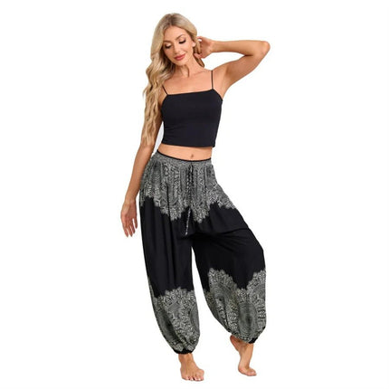 Harem Pants Women Boho High Waist Yoga Pants - Harem Pants - UXST - Mad Fly Essentials