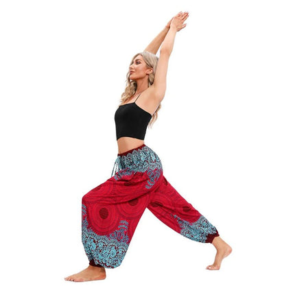 Harem Pants Women Boho High Waist Yoga Pants - Harem Pants - UXST - Mad Fly Essentials