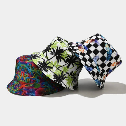 Hat Men Funny Psychedelic Mushroom Bucket Hat - Hat - Psychedelic - Mad Fly Essentials