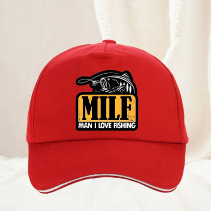 Hat Men Love Fishing Vintage Trucker Cap - Hat - orchid - Mad Fly Essentials