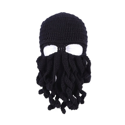 Hat Octopus Beanies Solid Woolen Headgear - Hat - PangKE - Mad Fly Essentials