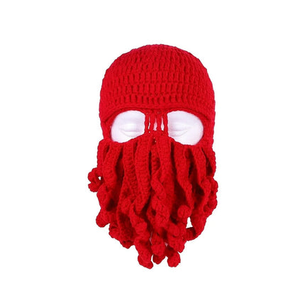 Hat Octopus Beanies Solid Woolen Headgear - Hat - PangKE - Mad Fly Essentials