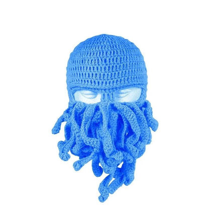 Hat Octopus Beanies Solid Woolen Headgear - Hat - PangKE - Mad Fly Essentials