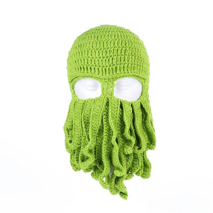 Hat Octopus Beanies Solid Woolen Headgear - Hat - PangKE - Mad Fly Essentials