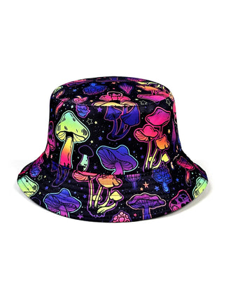Hat Psychedelic Mushroom 3D Sun Bucket Hat - Hat - OCCA - Mad Fly Essentials