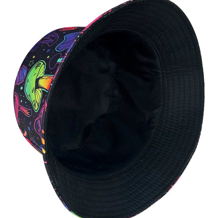 Hat Psychedelic Mushroom 3D Sun Bucket Hat - Hat - OCCA - Mad Fly Essentials