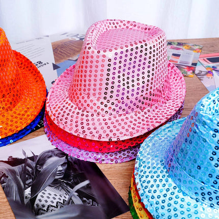 Hat Sequin Birthday Party Retro Costume Photo Dress Hats - Hat - LDSLYJR - Mad Fly Essentials