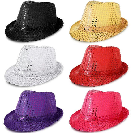 Hat Sequin Birthday Party Retro Costume Photo Dress Hats - Hat - LDSLYJR - Mad Fly Essentials