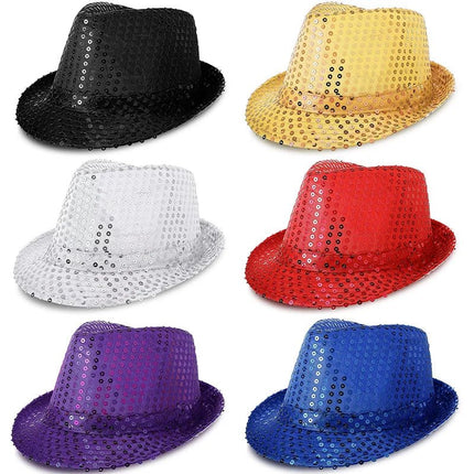 Hat Sequin Birthday Party Retro Costume Photo Dress Hats - Hat - LDSLYJR - Mad Fly Essentials