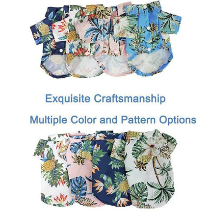 Hawaiian Dog Summer Beach Pet Hoodies - Mad Fly Essentials