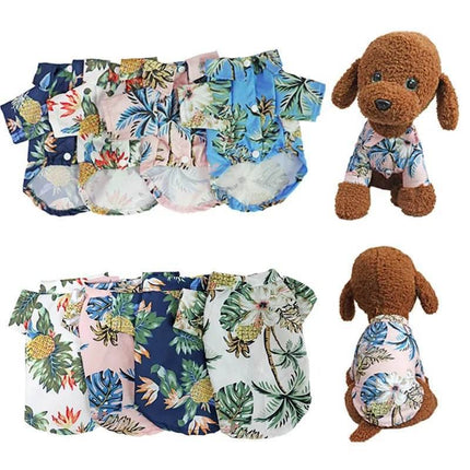 Hawaiian Dog Summer Beach Pet Hoodies - Mad Fly Essentials