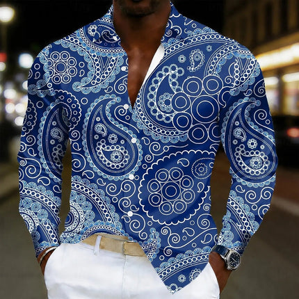Hawaiian Shirt Men 3D Luxury Long Shirt - Hawaiian Shirt - TrendSetter - Mad Fly Essentials