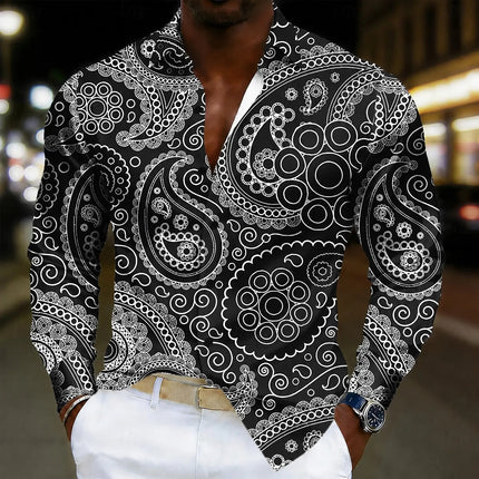 Hawaiian Shirt Men 3D Luxury Long Shirt - Hawaiian Shirt - TrendSetter - Mad Fly Essentials