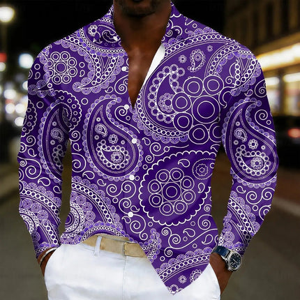 Hawaiian Shirt Men 3D Luxury Long Shirt - Hawaiian Shirt - TrendSetter - Mad Fly Essentials
