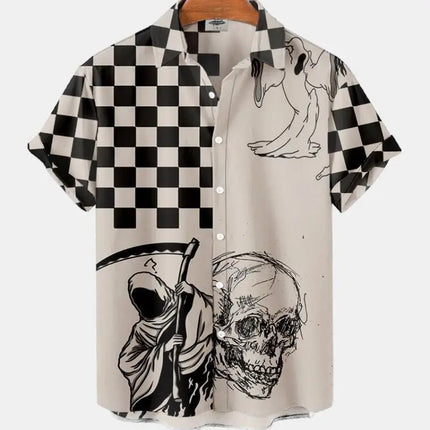 Hawaiian Shirt Men Animal Octopus Short Party Shirt - Hawaiian Shirt - Owlstream - Mad Fly Essentials