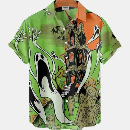 Hawaiian Shirt Men Animal Octopus Short Party Shirt - Hawaiian Shirt - Owlstream - Mad Fly Essentials