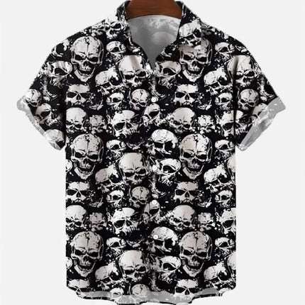 Hawaiian Shirt Men Animal Octopus Short Party Shirt - Hawaiian Shirt - Owlstream - Mad Fly Essentials