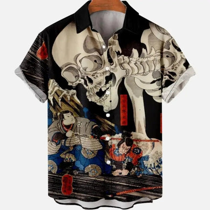 Hawaiian Shirt Men Animal Octopus Short Party Shirt - Hawaiian Shirt - Owlstream - Mad Fly Essentials