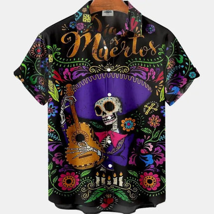 Hawaiian Shirt Men Animal Octopus Short Party Shirt - Hawaiian Shirt - Owlstream - Mad Fly Essentials