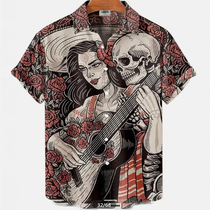 Hawaiian Shirt Men Animal Octopus Short Party Shirt - Hawaiian Shirt - Owlstream - Mad Fly Essentials