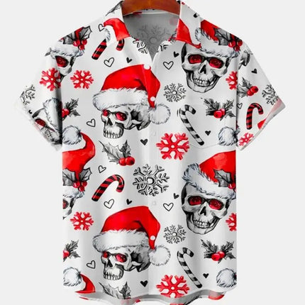 Hawaiian Shirt Men Animal Octopus Short Party Shirt - Hawaiian Shirt - Owlstream - Mad Fly Essentials