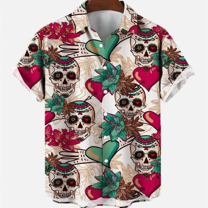 Hawaiian Shirt Men Animal Octopus Short Party Shirt - Hawaiian Shirt - Owlstream - Mad Fly Essentials
