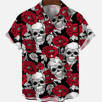 Hawaiian Shirt Men Animal Octopus Short Party Shirt - Hawaiian Shirt - Owlstream - Mad Fly Essentials