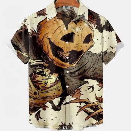 Hawaiian Shirt Men Animal Octopus Short Party Shirt - Hawaiian Shirt - Owlstream - Mad Fly Essentials