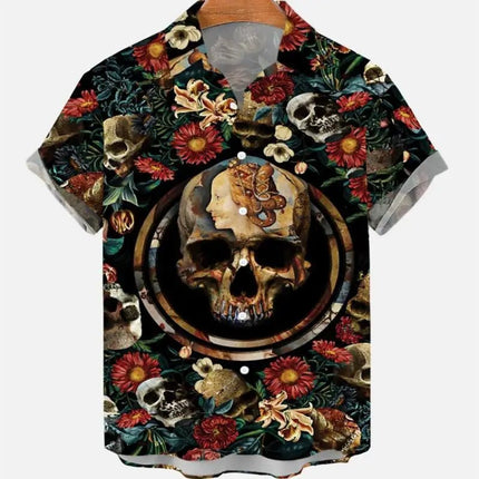 Hawaiian Shirt Men Animal Octopus Short Party Shirt - Hawaiian Shirt - Owlstream - Mad Fly Essentials