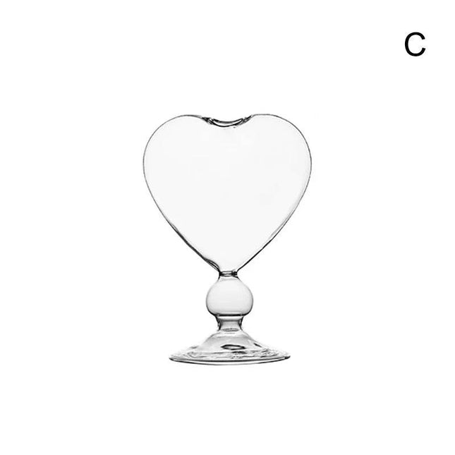 Heart Love Shaped Couple Glass Mug Gifts Decor - Gifts Decor - Light Magic - Mad Fly Essentials