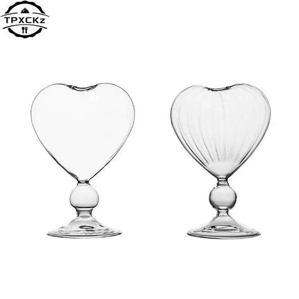 Heart Love Shaped Couple Glass Mug Gifts Decor - Gifts Decor - Light Magic - Mad Fly Essentials