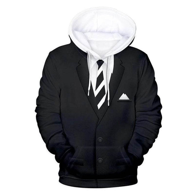 Heatboywade Boys Realistic Tie 3D Hoodies - Hoodies - heatboywade - Mad Fly Essentials