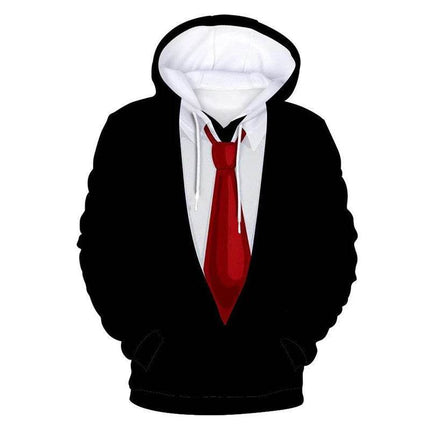 Heatboywade Boys Realistic Tie 3D Hoodies - Hoodies - heatboywade - Mad Fly Essentials