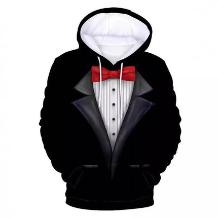 Heatboywade Boys Realistic Tie 3D Hoodies - Hoodies - heatboywade - Mad Fly Essentials