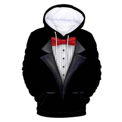 Heatboywade Boys Realistic Tie 3D Hoodies - Hoodies - heatboywade - Mad Fly Essentials