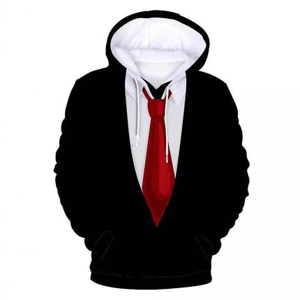 Heatboywade Boys Realistic Tie 3D Hoodies - Hoodies - heatboywade - Mad Fly Essentials