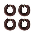 4Pcs Brown