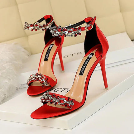 High Heels Stilleto Women Crystal Wedding Bridal Footwear - High Heels - JAYHW - Mad Fly Essentials