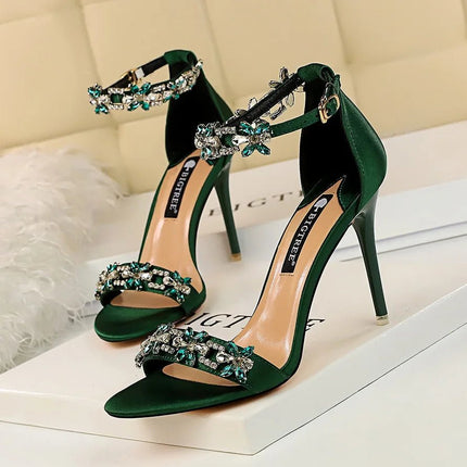High Heels Stilleto Women Crystal Wedding Bridal Footwear - High Heels - JAYHW - Mad Fly Essentials