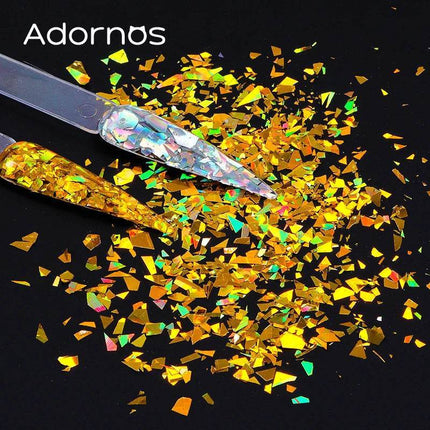Holographic Irregular Sequins Art Kits Nail Essentials - Nail Essentials - RIKONKA - Mad Fly Essentials