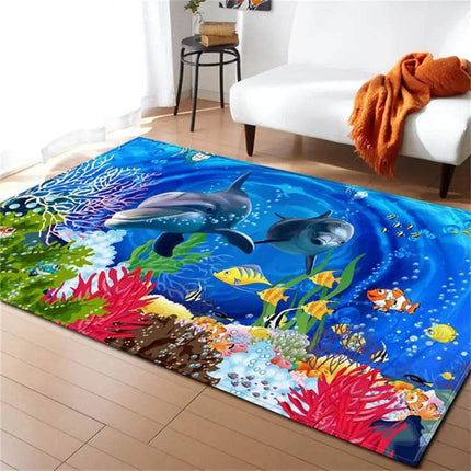 Home 3D Butterfly Animal Anti - Slip Modern Area Rug - Area Rug - WESSD - Mad Fly Essentials