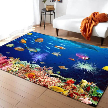 Home 3D Butterfly Animal Anti - Slip Modern Area Rug - Area Rug - WESSD - Mad Fly Essentials