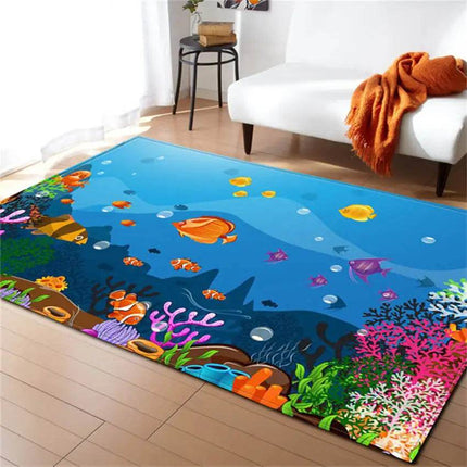 Home 3D Butterfly Animal Anti - Slip Modern Area Rug - Area Rug - WESSD - Mad Fly Essentials