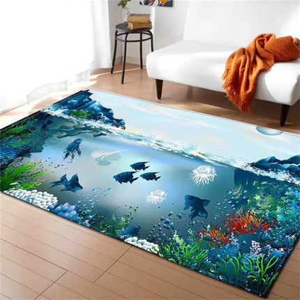 Home 3D Butterfly Animal Anti - Slip Modern Area Rug - Area Rug - WESSD - Mad Fly Essentials