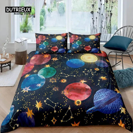 Home 3D Rocket Bedding Duvet Set - Duvet Set - DUTRIEUX - Mad Fly Essentials