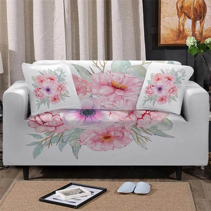 Home Blooming Flower Sofa Cover Slipcover - Slipcover - bedding Outlet - Mad Fly Essentials