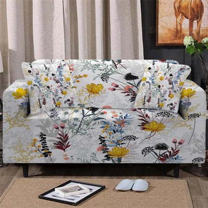 Home Blooming Flower Sofa Cover Slipcover - Slipcover - bedding Outlet - Mad Fly Essentials