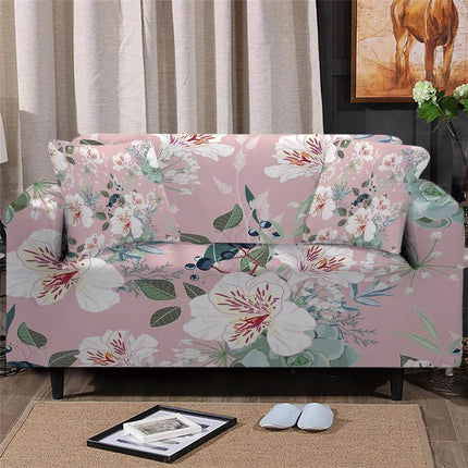 Home Blooming Flower Sofa Cover Slipcover - Slipcover - bedding Outlet - Mad Fly Essentials