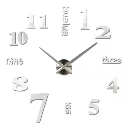 Home Decor Large DIY 3D Modern Wall Clock Decor - Home Decor - Preciser - Mad Fly Essentials