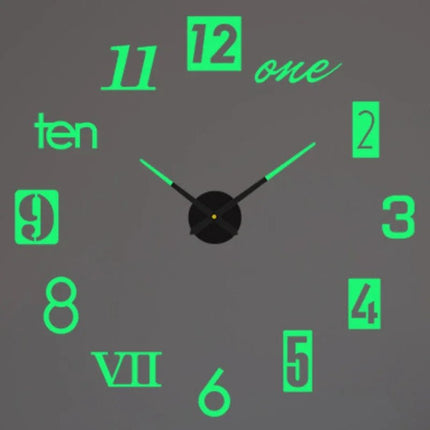 Home Decor Large DIY 3D Modern Wall Clock Decor - Home Decor - Preciser - Mad Fly Essentials